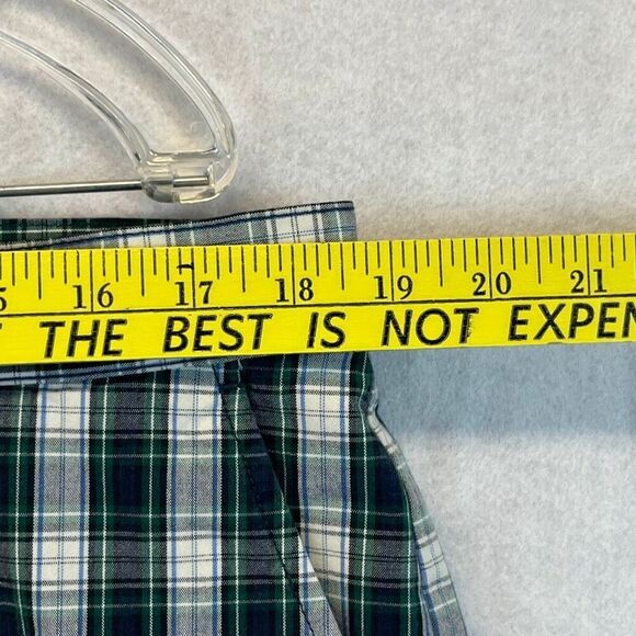 POLO RALPH LAUREN Men’s Shorts 38 Green Plaid Cotton Prospect Casual Golf Preppy - Picture 7 of 14